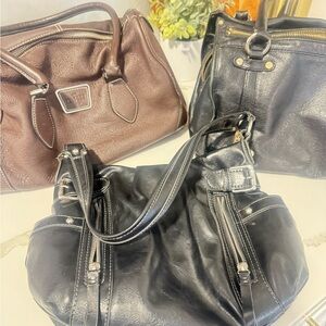 Y2K Black and Brown Women's Handbag Bundle Set